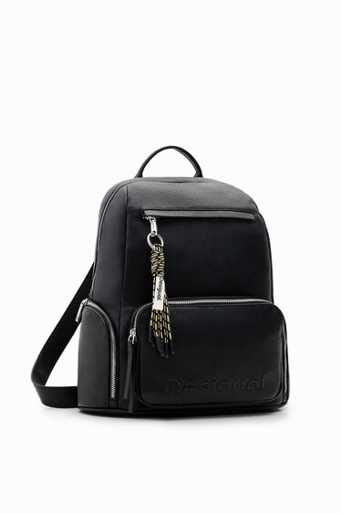 Midsize half-logo backpack | Desigual