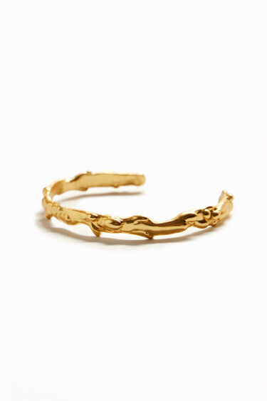 Zalio slender gold plated bracelet | Desigual