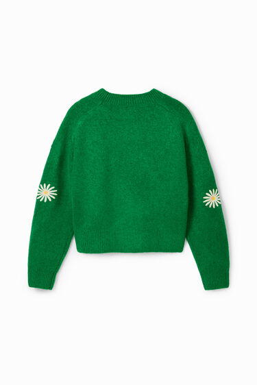Jersey flores bordadas | Desigual