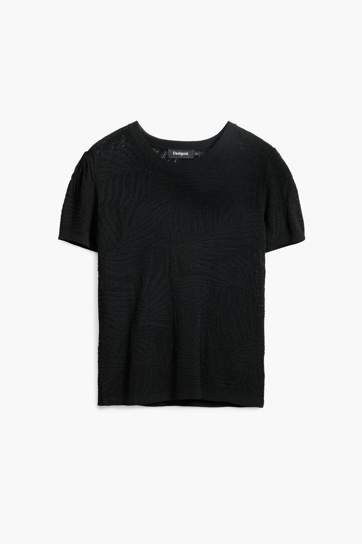 Openwork knit T-shirt | Desigual