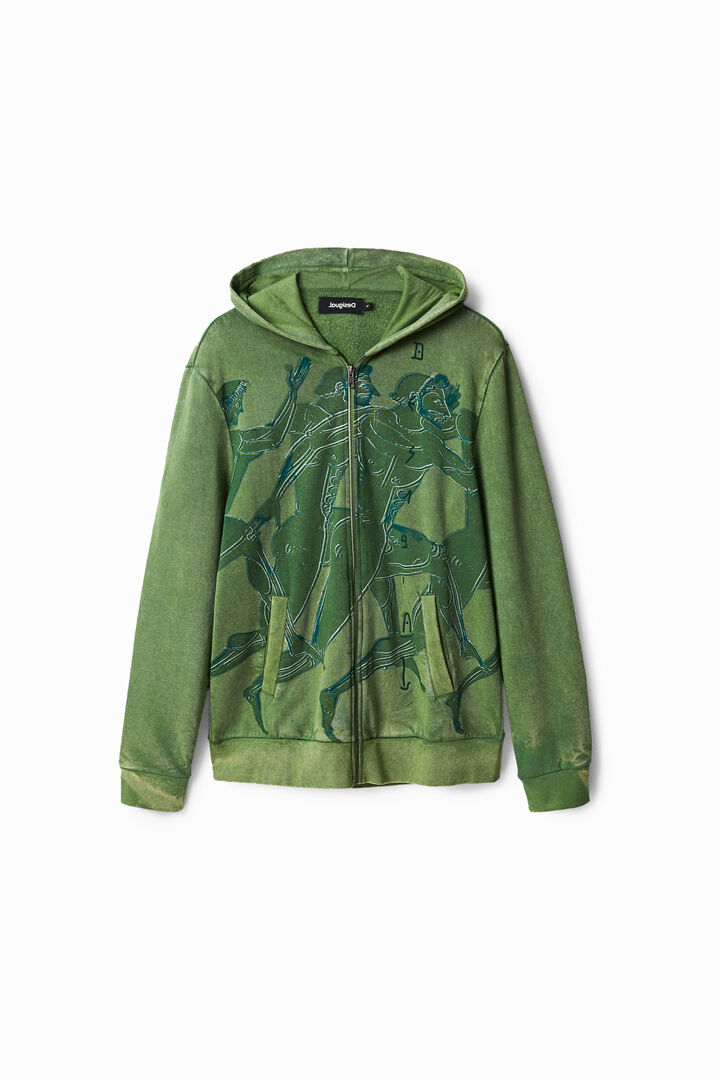 Sweat-shirt capuche coton