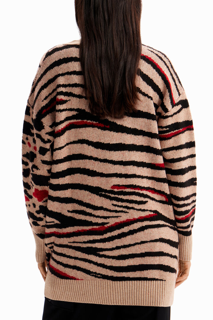 Cárdigan oversize leopardo | Desigual