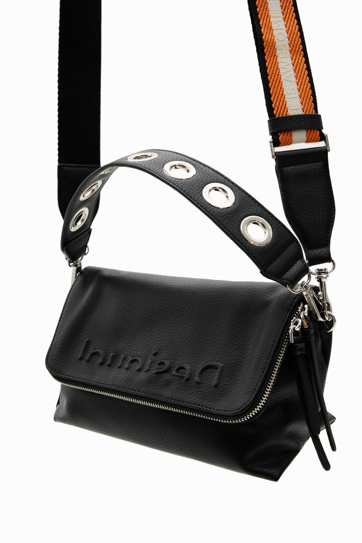 Half-logo crossbody bag | Desigual