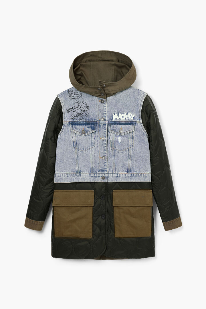 Hybrid parka with Mickey hood