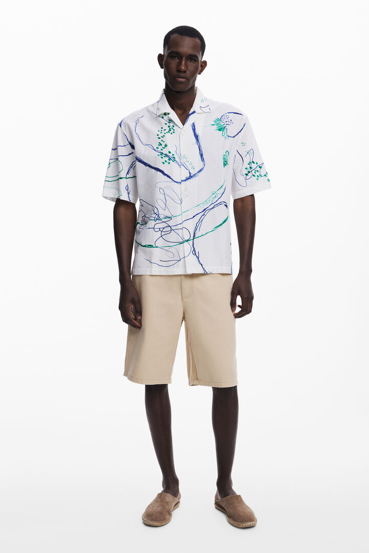 Arty short-sleeve shirt | Desigual