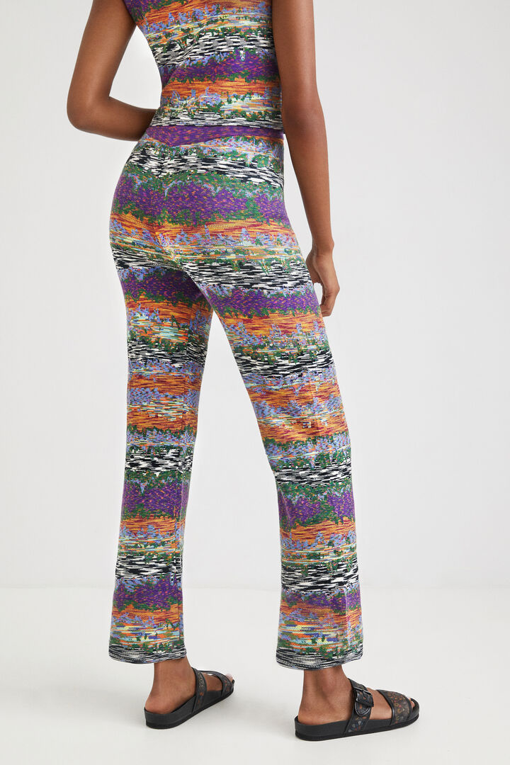Pantalons acampanats space dye | Desigual