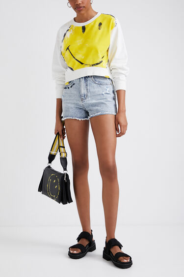 Cropped Sweater Smiley® | Desigual
