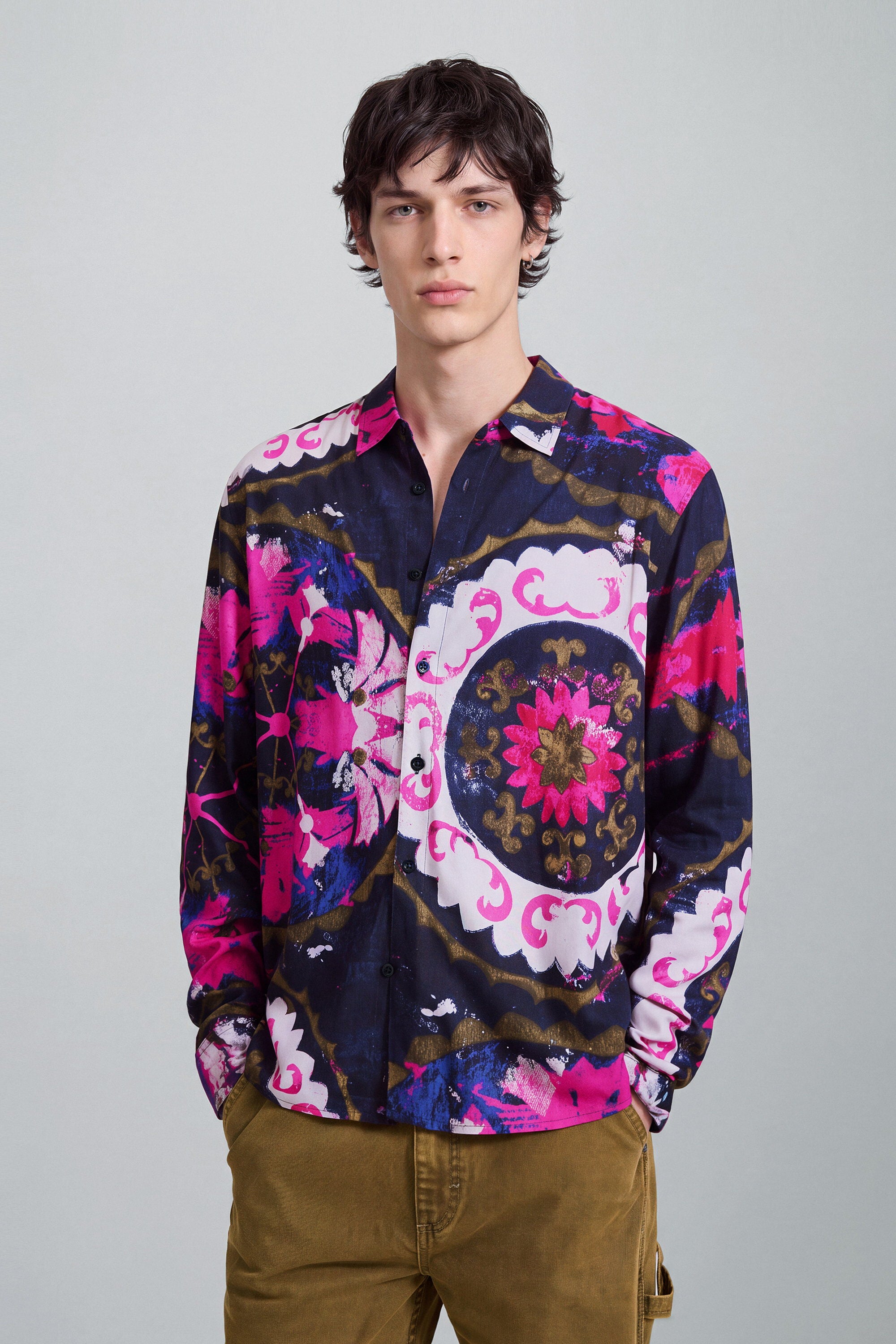 camisa manga larga mandala