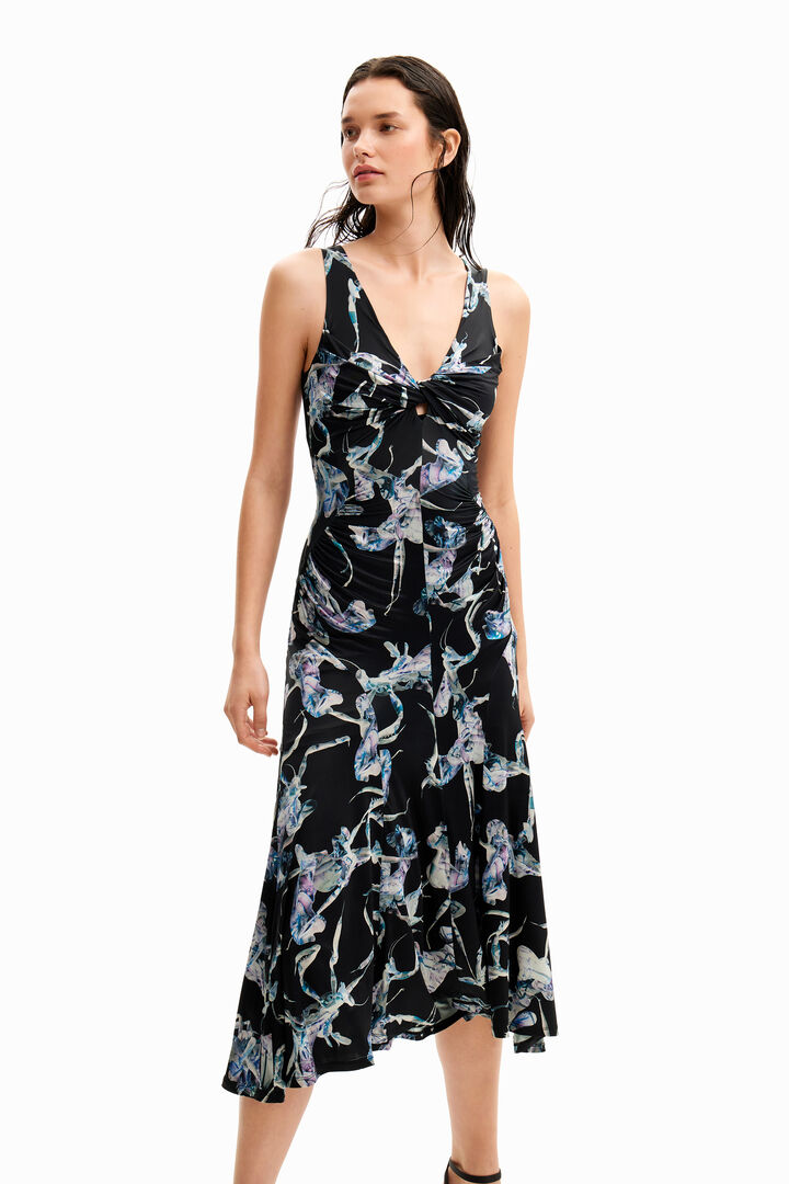 Maitrepierre slim midi dress | Desigual