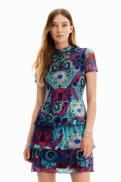 Robe courte volants M. Christian Lacroix
