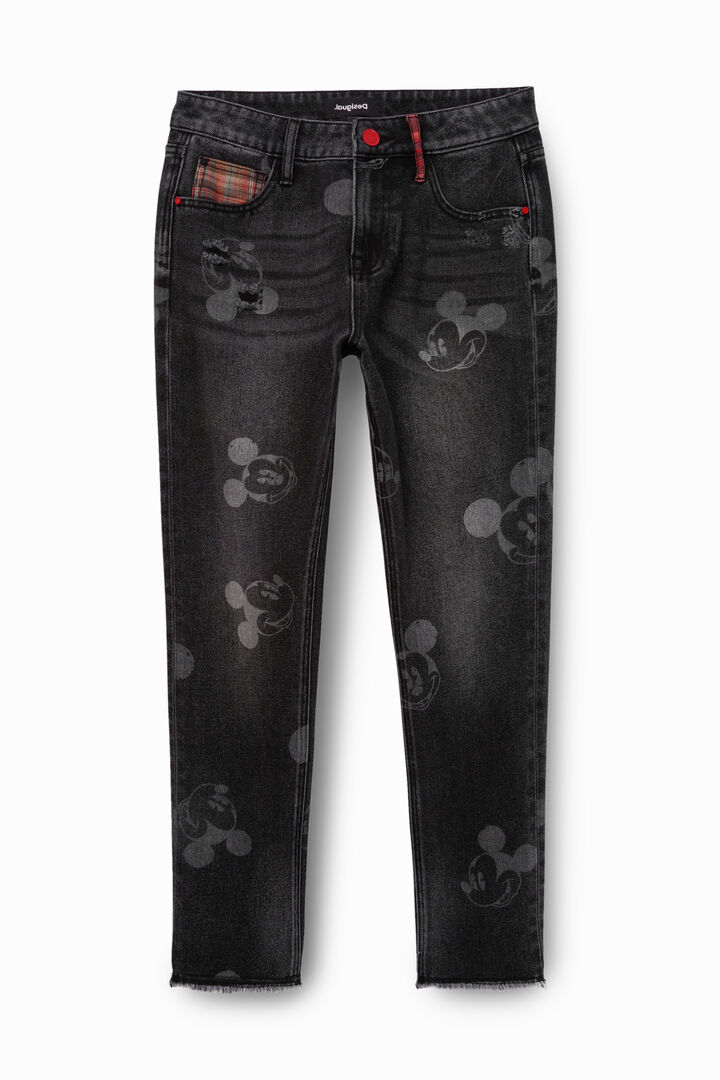 Pantalon en jean boyfriend Mickey Mouse | Desigual