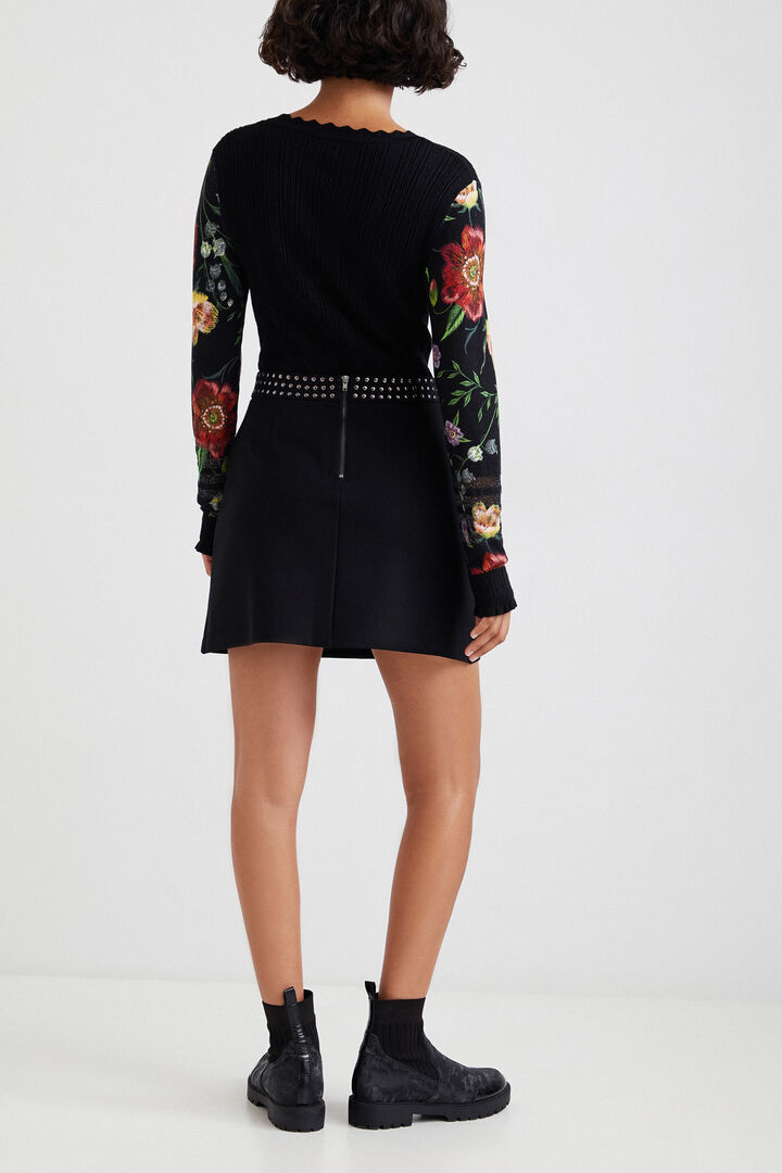 Minijupe ceinture clous | Desigual