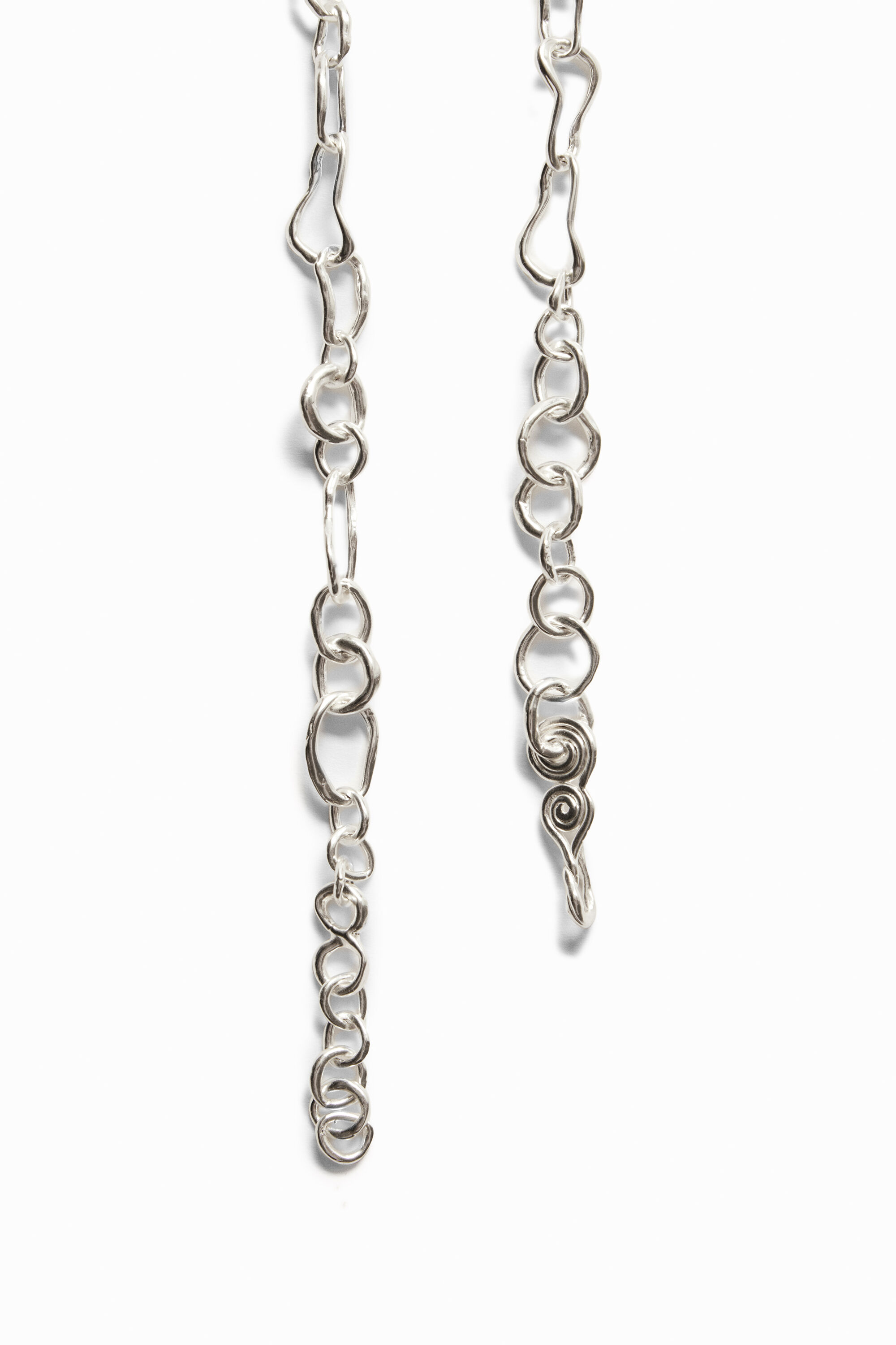 Zalio silver plated heart necklace unisex Desigual