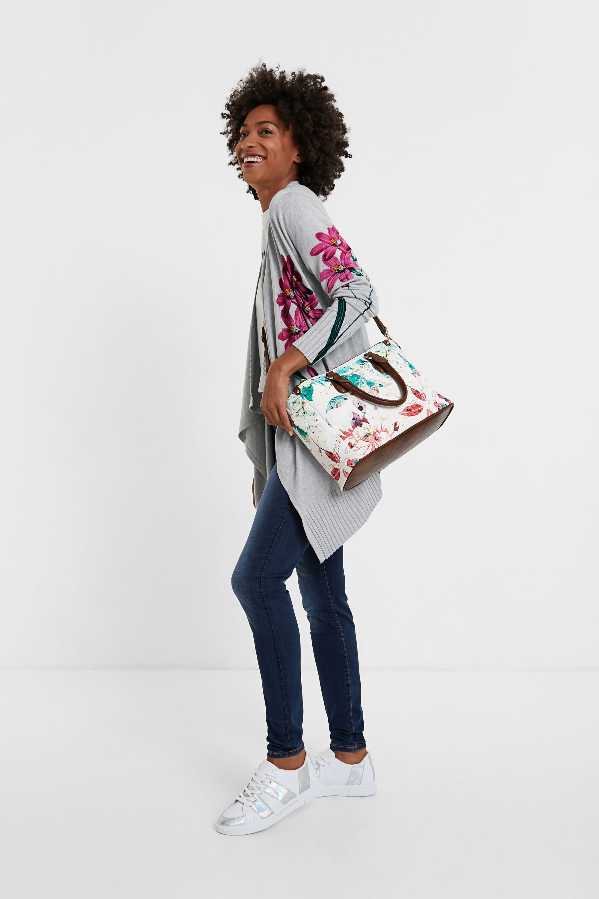 Sac desigual fleuri hotsell