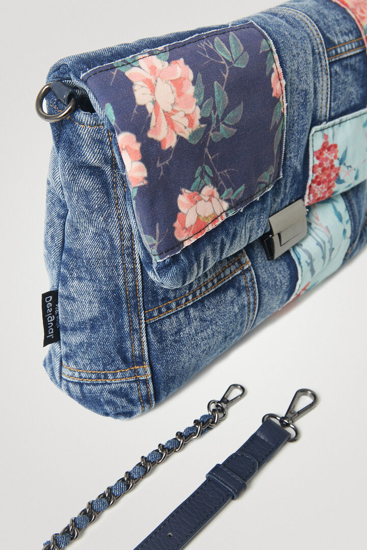 Bolso bandolera patch vaquero | Desigual