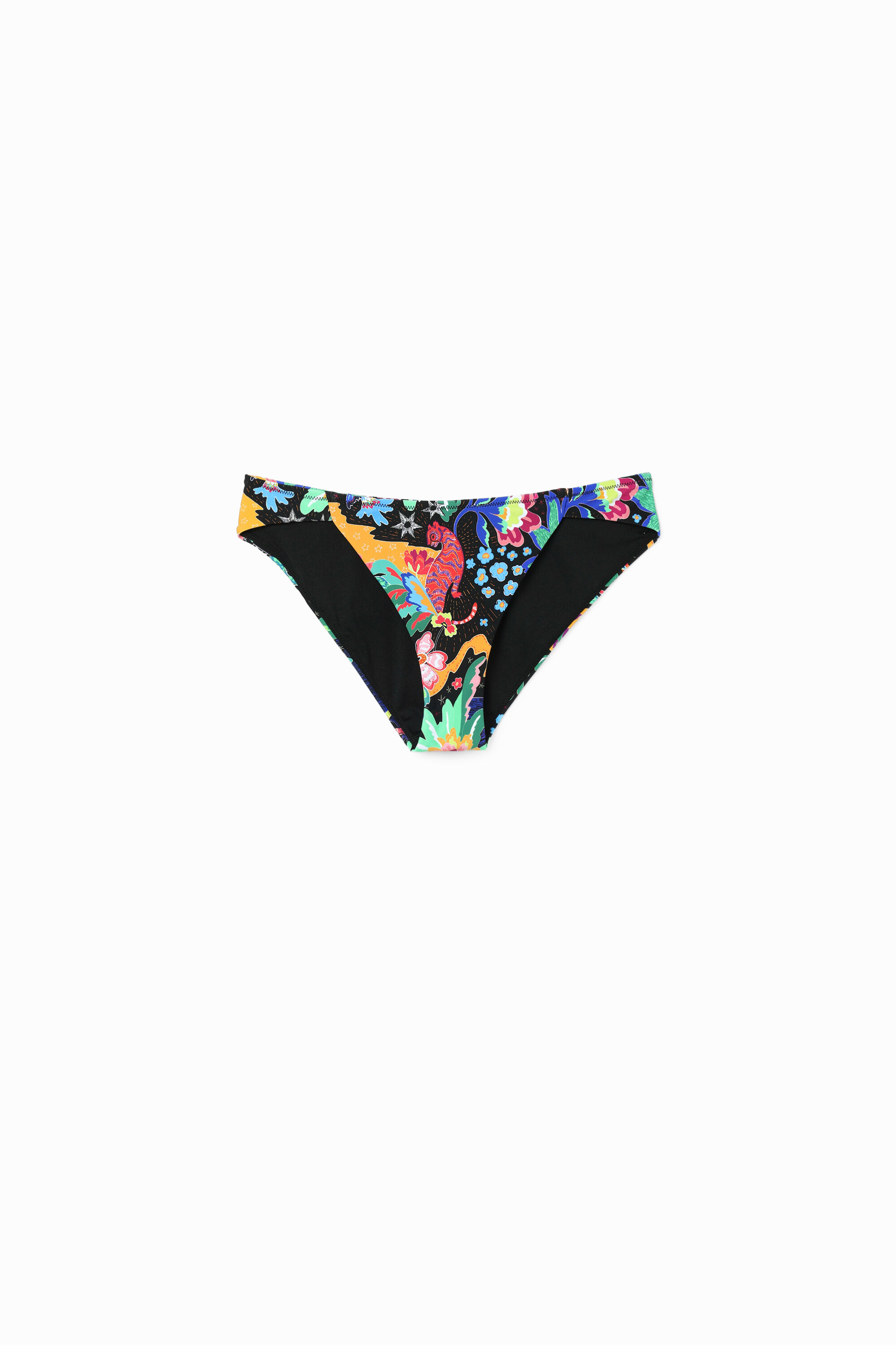 Braguita bikini dibujos jungla - BLACK - XS