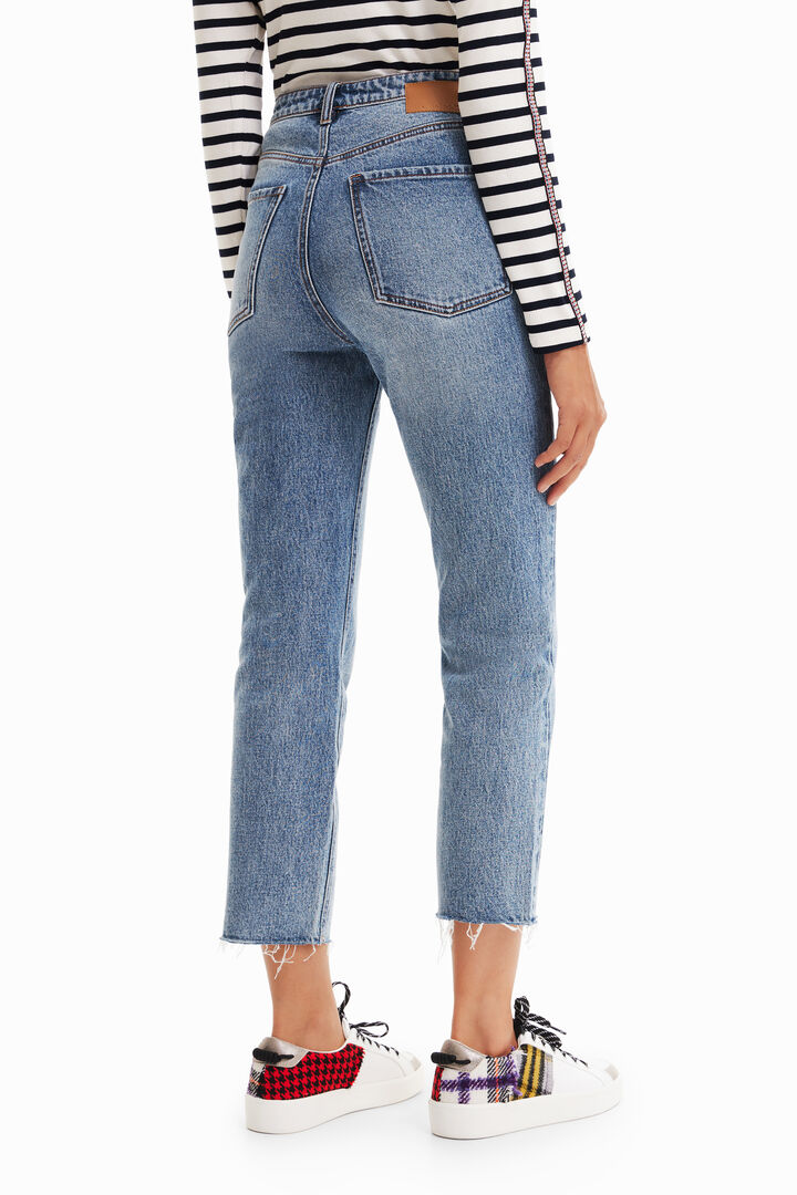 Straight cropped jeans | Desigual