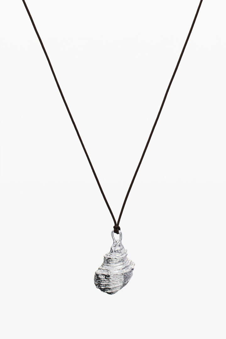 Gold shell pendant cord Zalio | Desigual