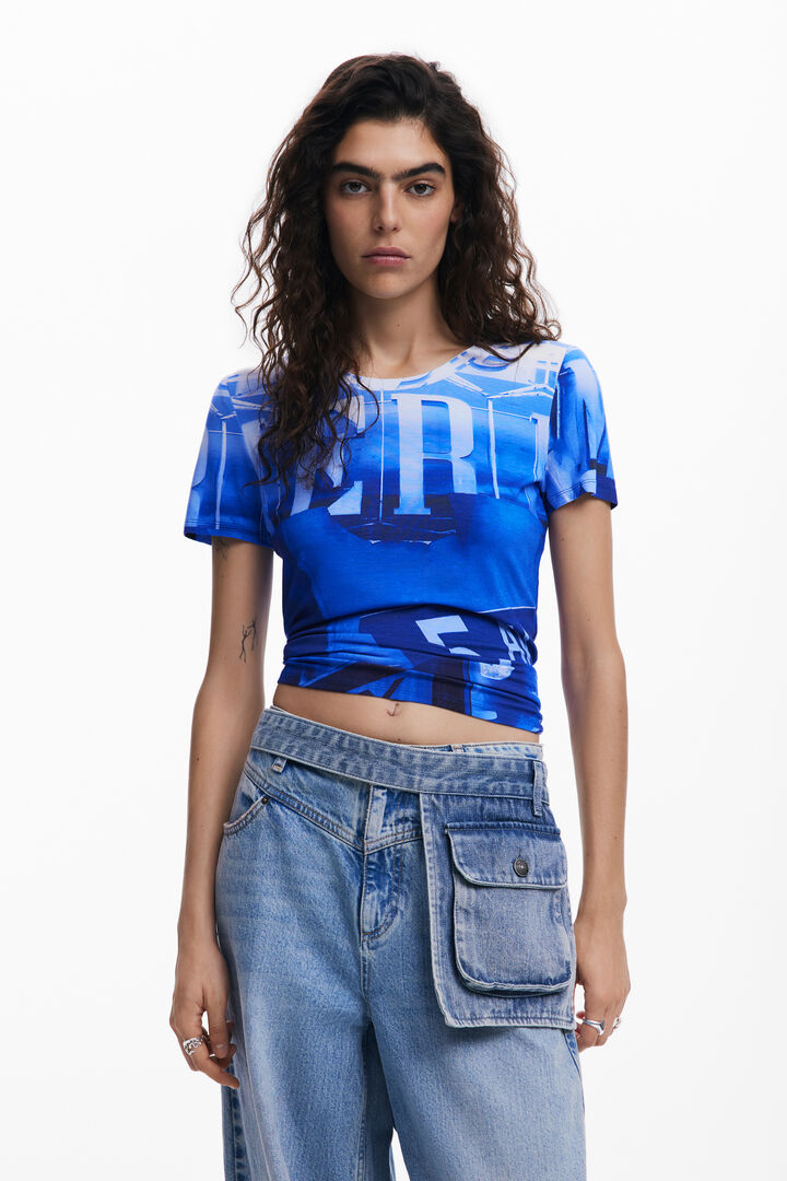 Signal print T-shirt