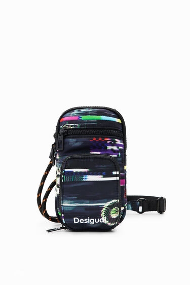 Étui de téléphone portable porte-monnaie glitch | Desigual