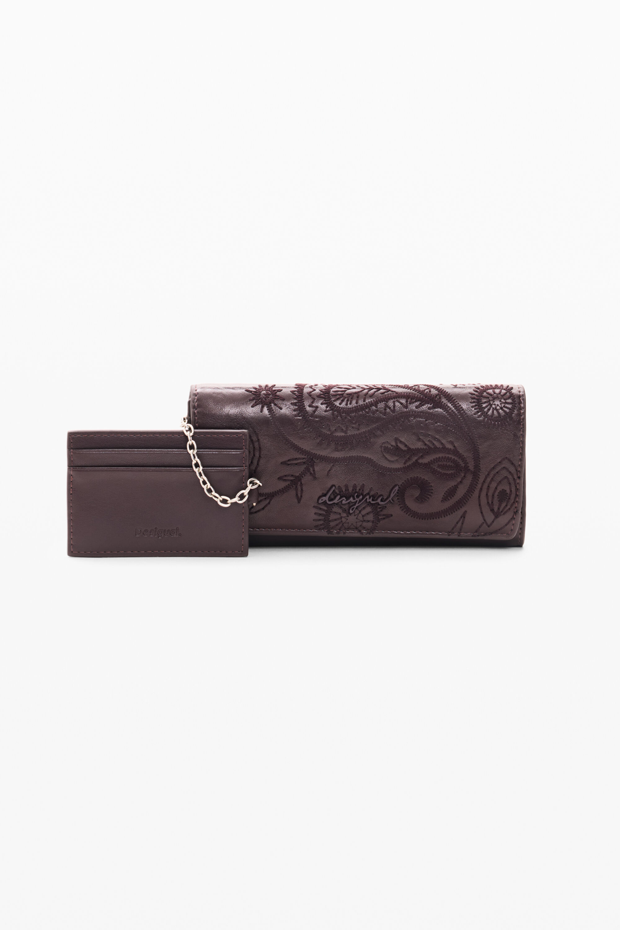Large Embossed Wallet - RED - U
