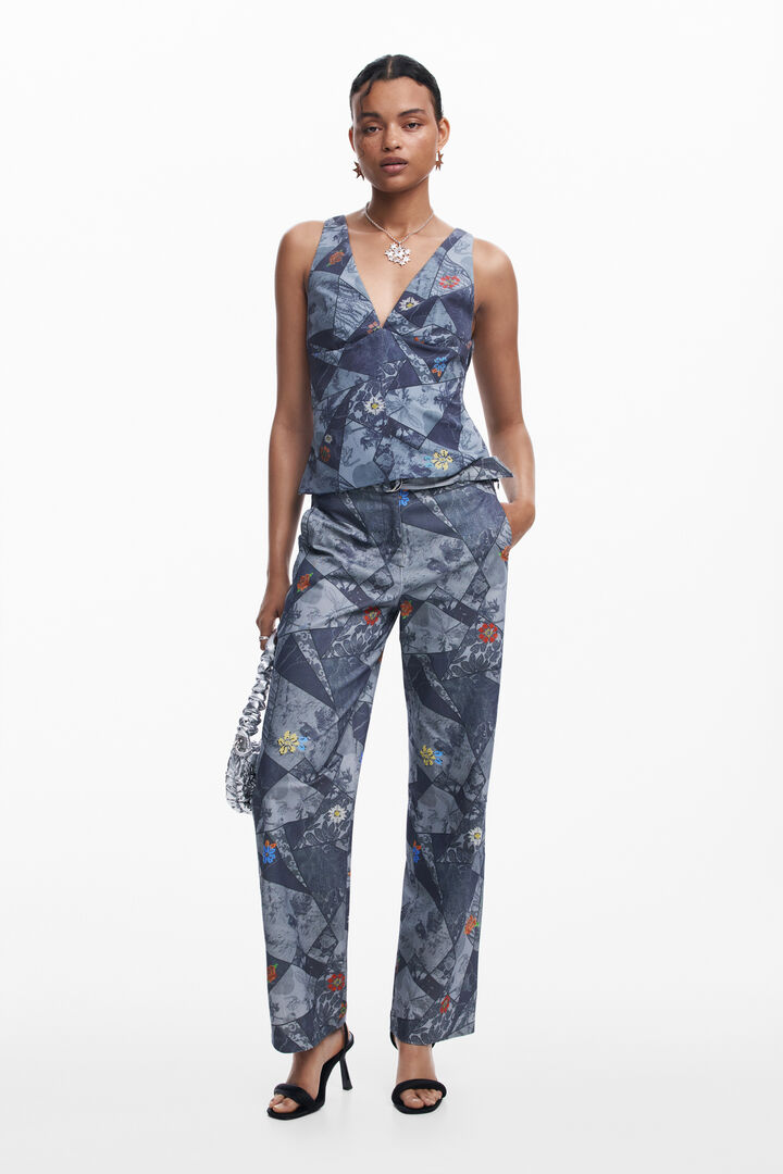 Patchwork pants | Desigual