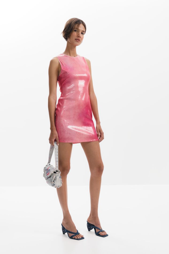 Shiny short dress | Desigual