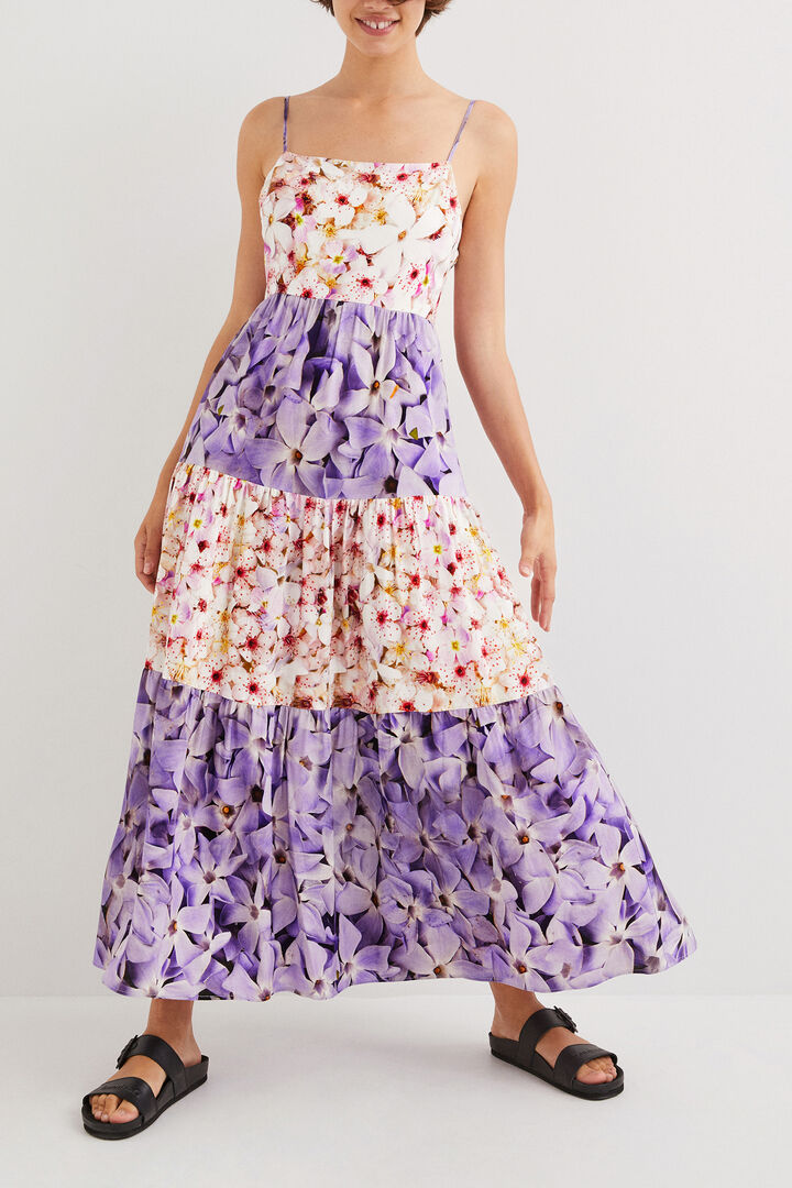 Virágos maxi ruha | Desigual