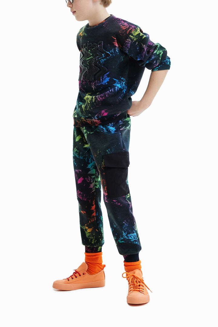 Pantalón jogger estampado digital | Desigual