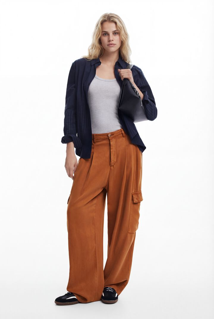 Pantal&oacute;n cargo fluido | Desigual