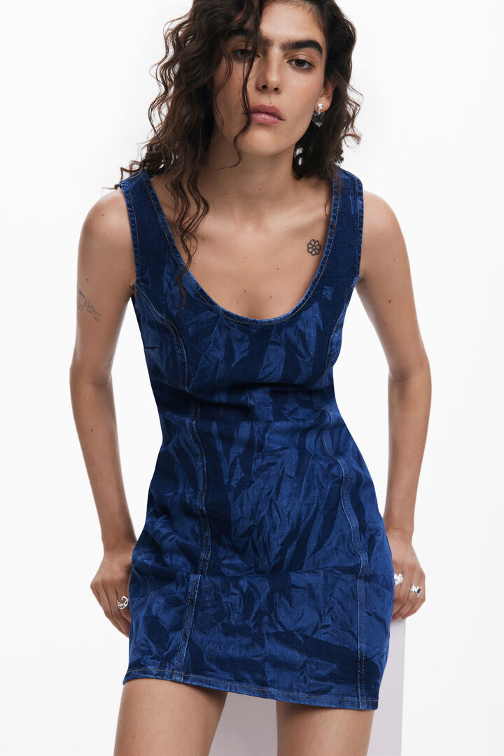 Vestido jeans estampado | Desigual