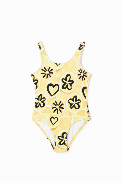 Arty printed swimsuit