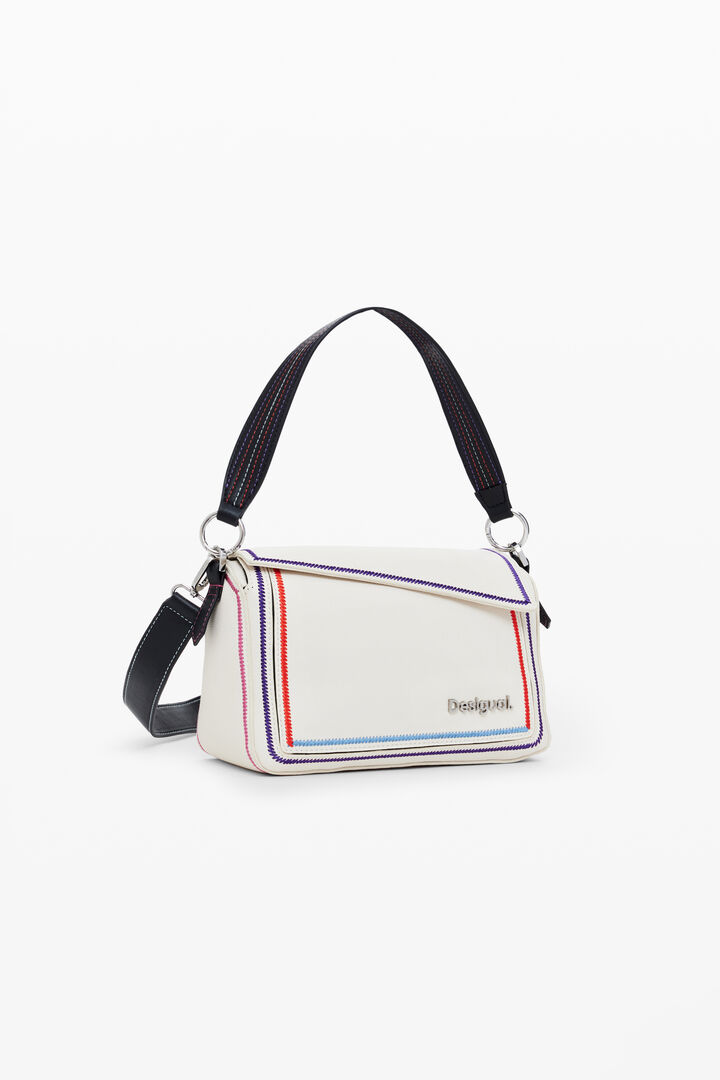 M bag with topstitching | Desigual