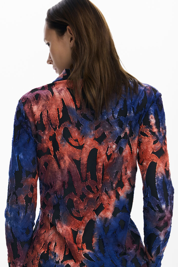 Koszulka zapinana na guziki arty | Desigual
