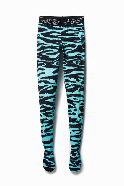 Leggings slim animal print