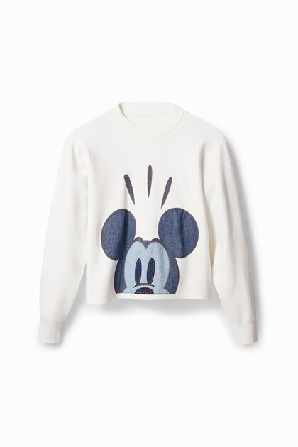 Maglione patch di Topolino, l'iconico personaggio Disney