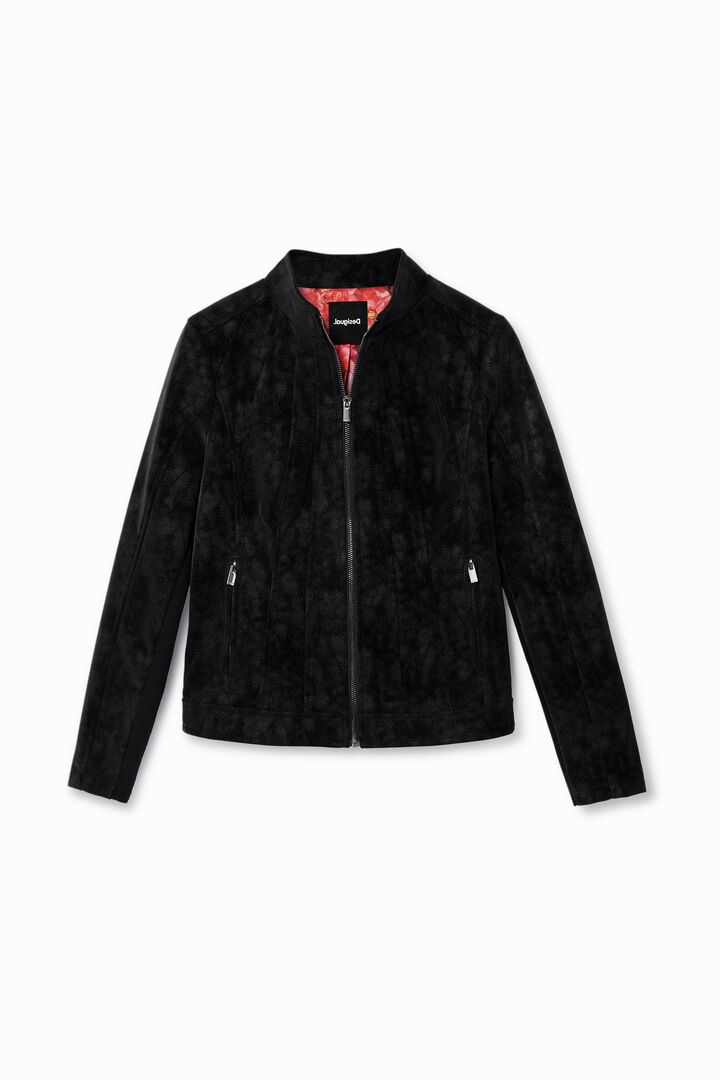 Karcsúsított motoros kabát | Desigual