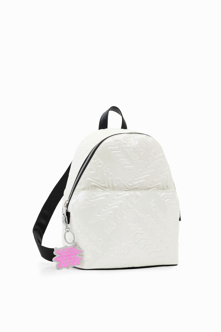 Small iridescent logo backpack | Desigual