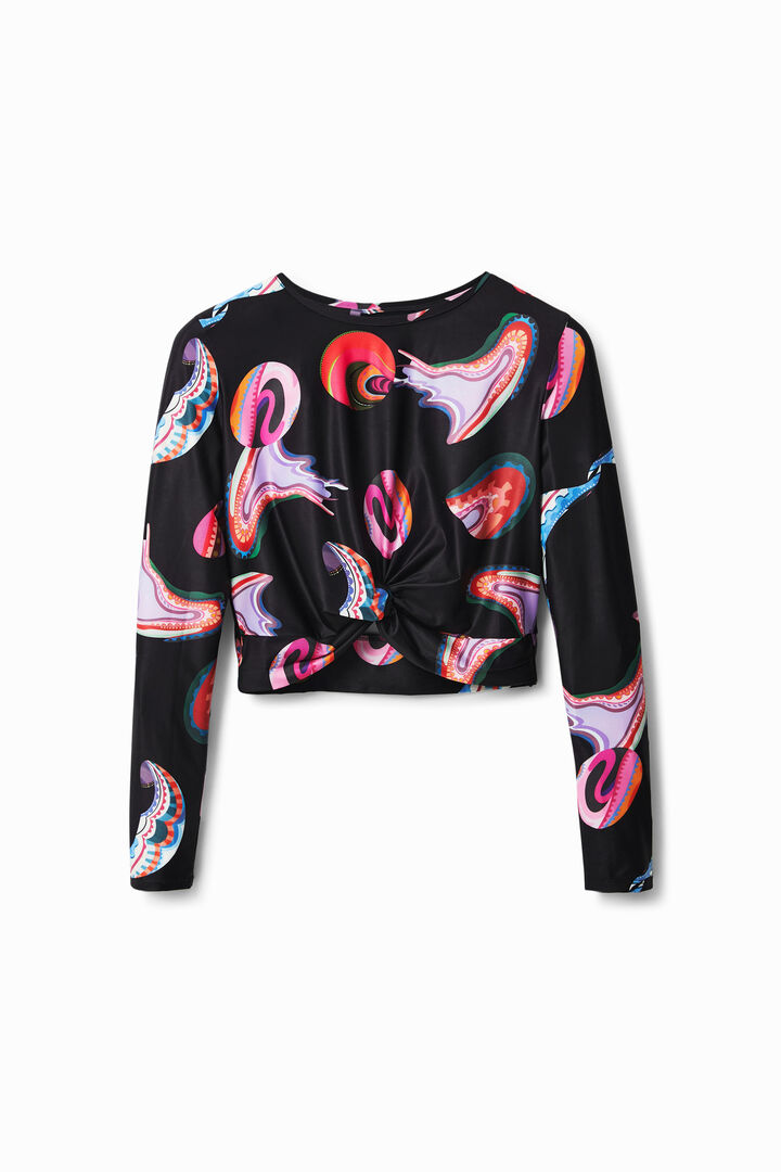 Fantasy cropped T-shirt | Desigual
