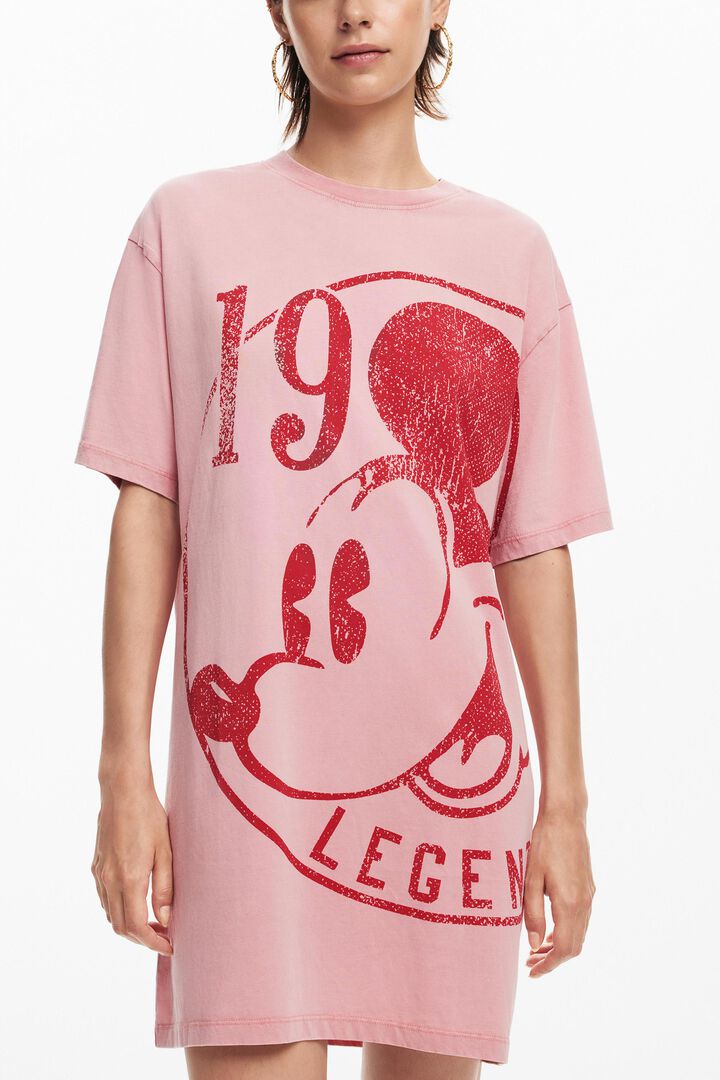 Short dress with short sleeves Mickey | Desigual