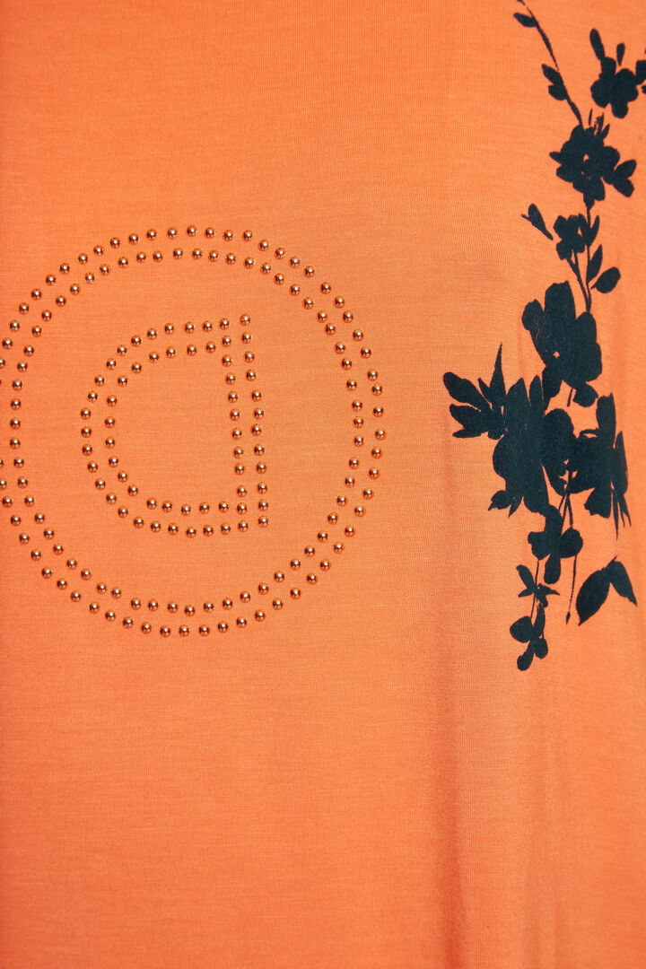 T-shirt with pleated back | Desigual