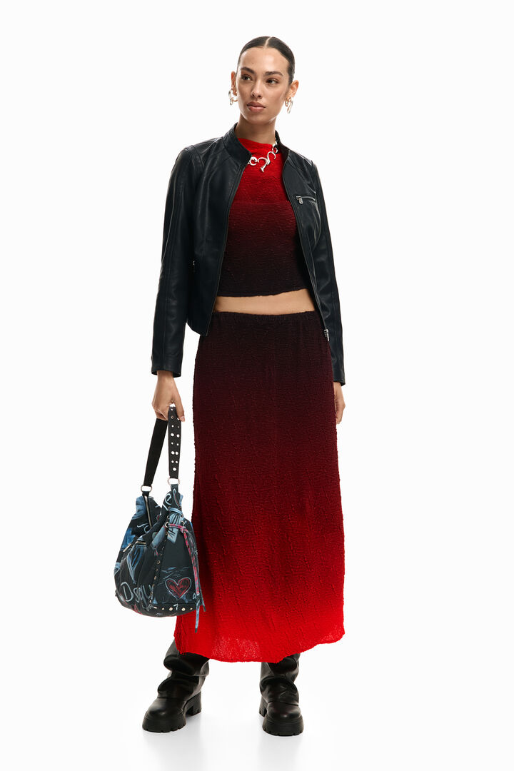 Bluse mit Farbverlaufstruktur | Desigual