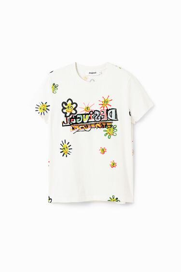 Camiseta arty flocado | Desigual