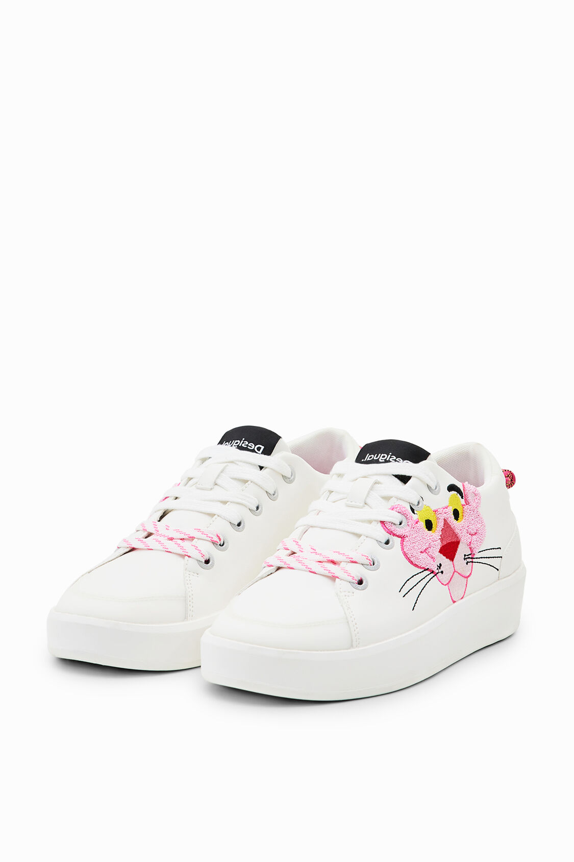 aanplakbiljet bloem Plunderen Pink Panther platform sneakers | Desigual.com