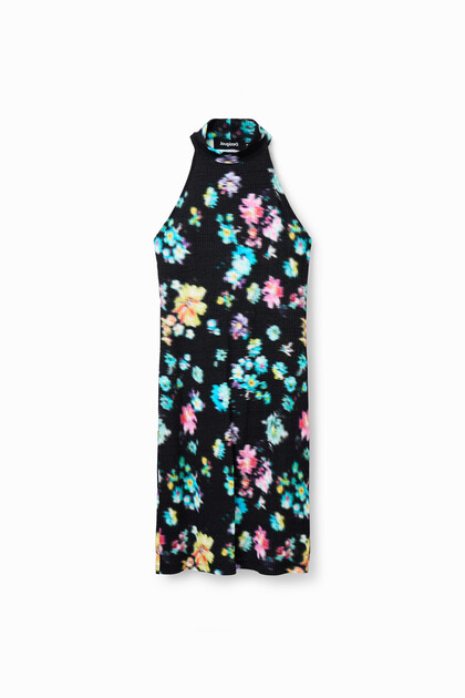 Short halter neck dress