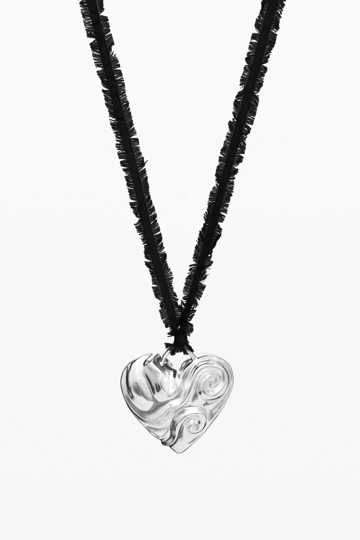 Zalio gold-plated heart pendant necklace | Desigual