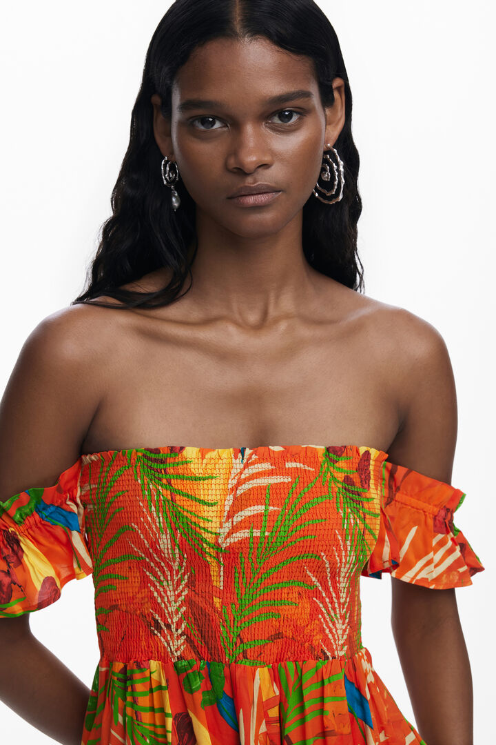 Produktbild von Preisvergleich Für Desigual Sommerkleid Mirna 24SWVF06 Schwarz