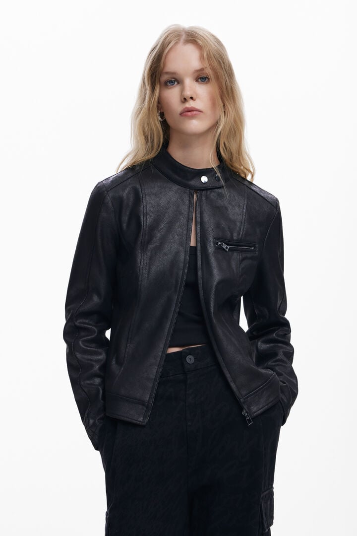 Chaqueta biker regular
