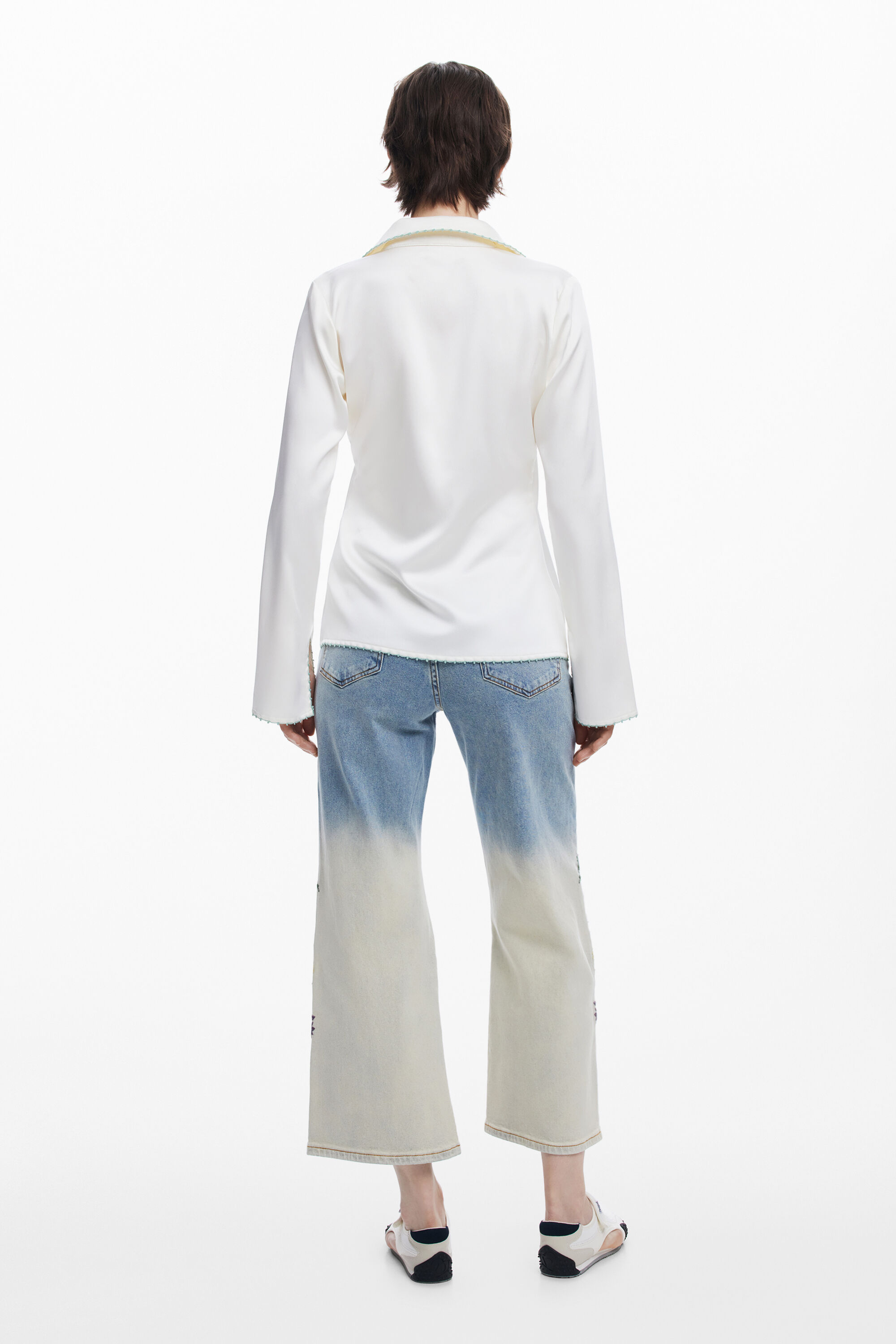 Desigual Seventies Blouse In White