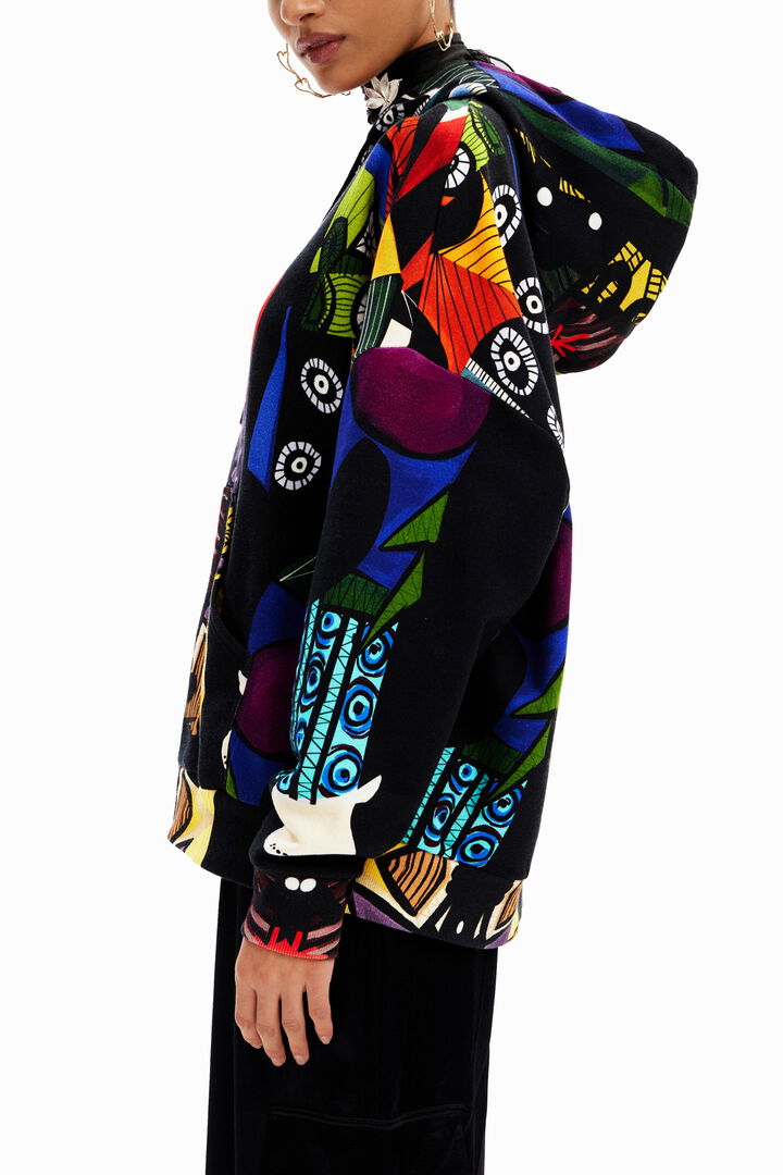 M. Christian Lacroix arty hoodie | Desigual